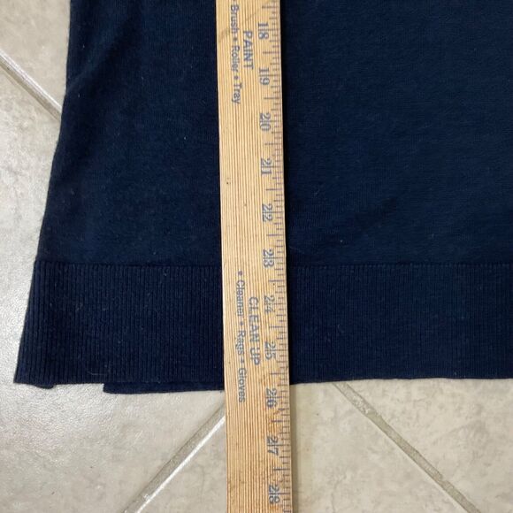 Banana Republic Extra Fine Merino Wool Pull over Sweater women’s size S Blue - Picture 5 of 9